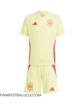 Spania Echipament de Fotbal Replică European 2024 Copii Deplasare (+ Șorturi)